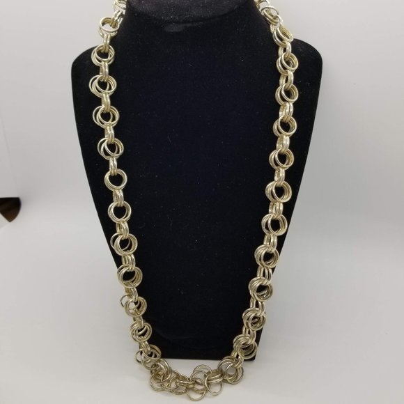 Silver Plated Picenes Necklace - Picture 5 of 11